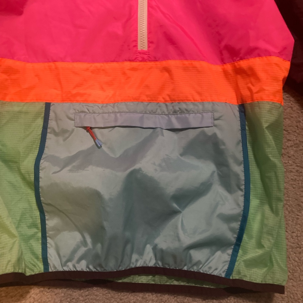 Cotopaxi Neon Hooded Rain Jacket/Windbreaker - Picture 4 of 8